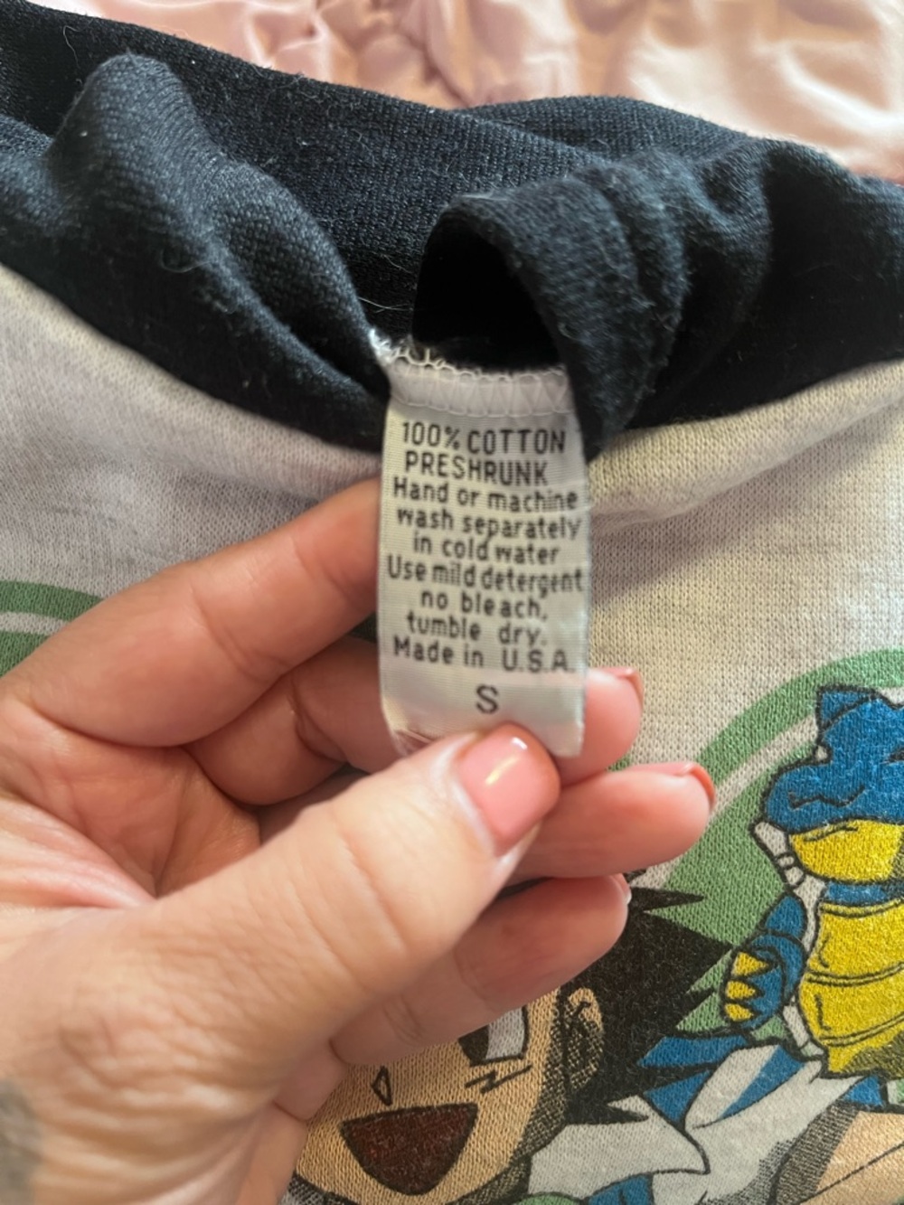 Vintage Kids Pokémon Ash & Pikachu Hoodie - Black & Gray - Picture 2 of 7